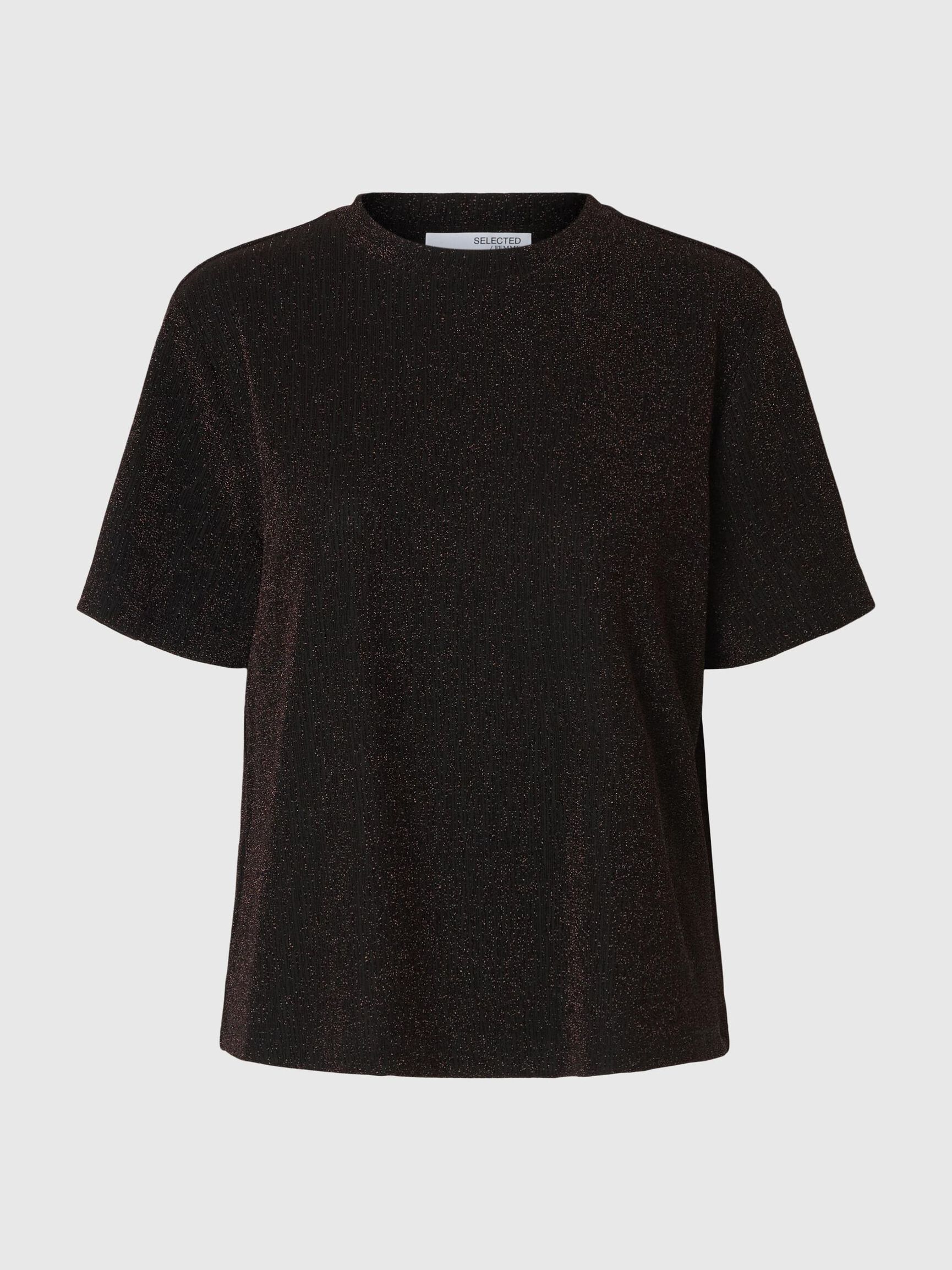 GLITTER SHORT SLEEVED TOP, Delicioso, highres