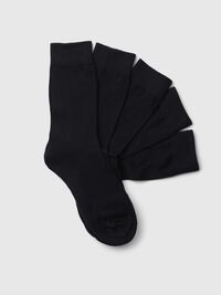 5-PACK STRUMPOR, Black, highres