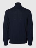 Selected 100% MERINO WOOL TURTLENECK, Navy Blazer, highres - 16094653_NavyBlazer_001.jpg