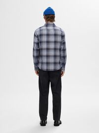 100% COTTON FLANNEL SHIRT, Sky Captain, highres