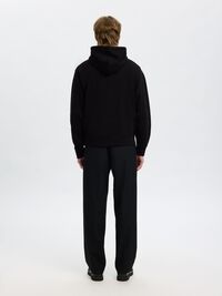 100% BOMULD HOODIE, Black, highres