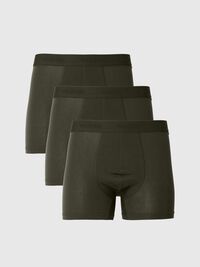 3-PACK TRUNKS, Dark Olive, highres