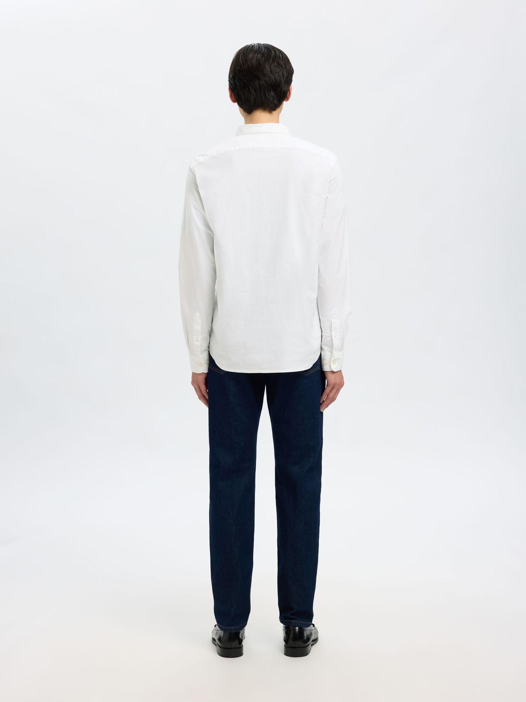 OXFORD SHIRT, White, highres