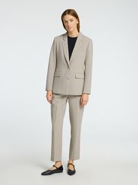 KLASSIEKE PASVORM BLAZER, Island Fossil, highres