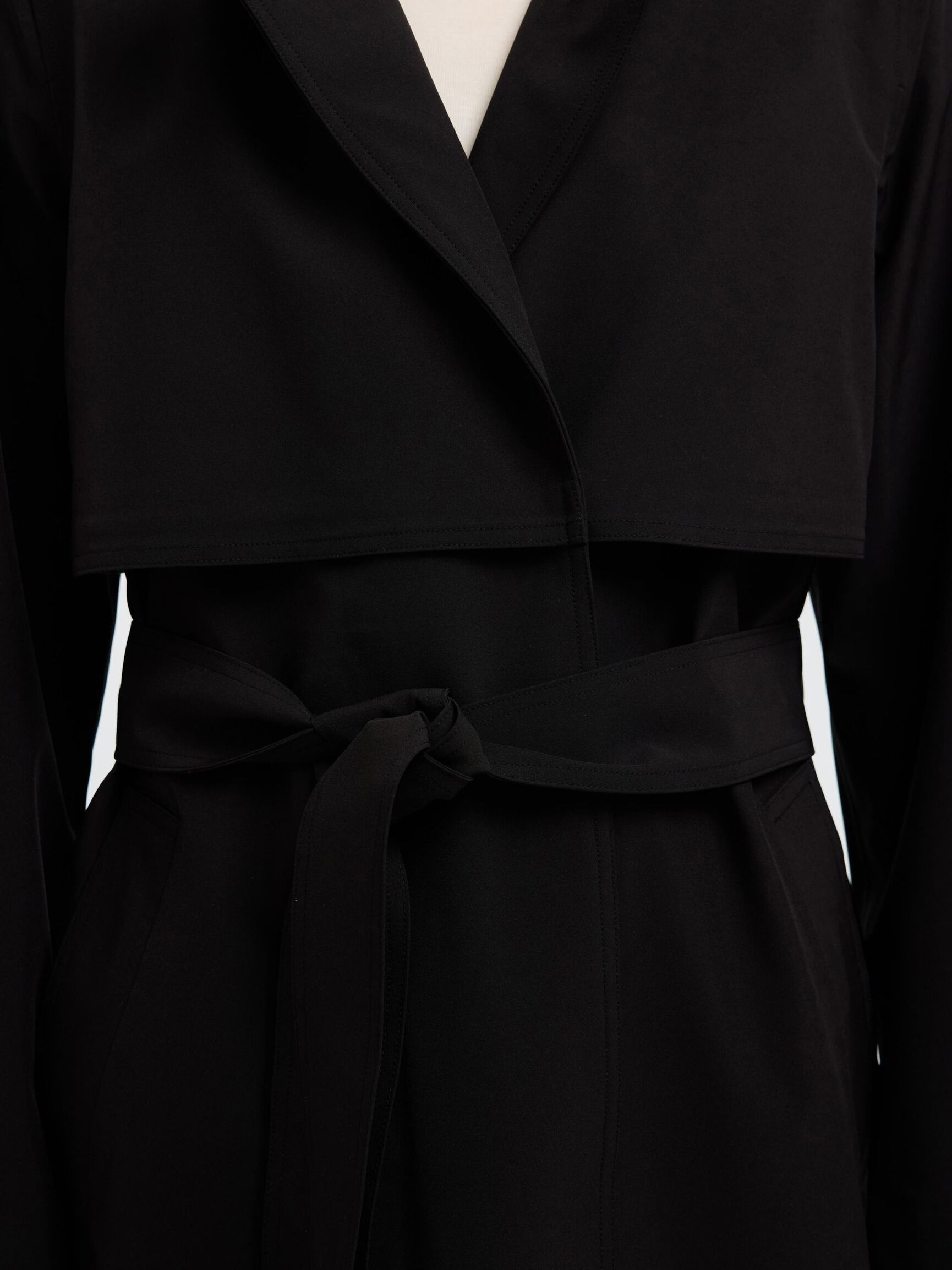 TECHNICAL  TRENCHCOAT, Black, highres