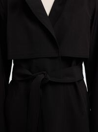 TECHNICAL  TRENCHCOAT, Black, highres