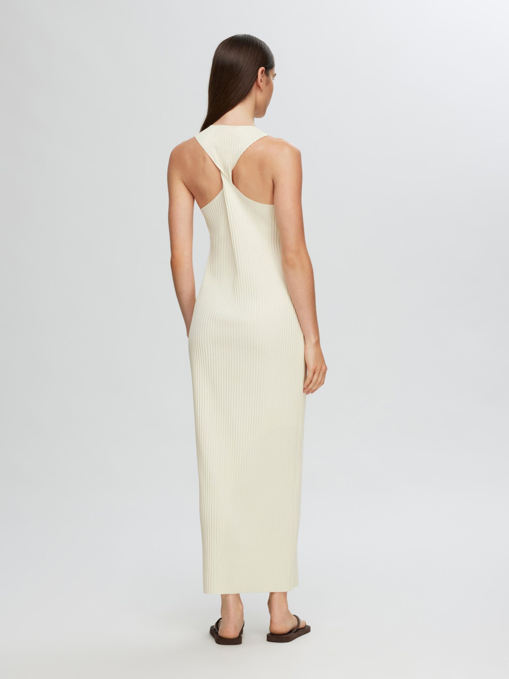 SLEEVELESS MAXI DRESS, Birch, highres