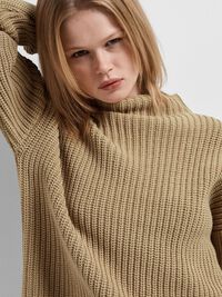 OVERSIZED JUMPER, Cornstalk, highres