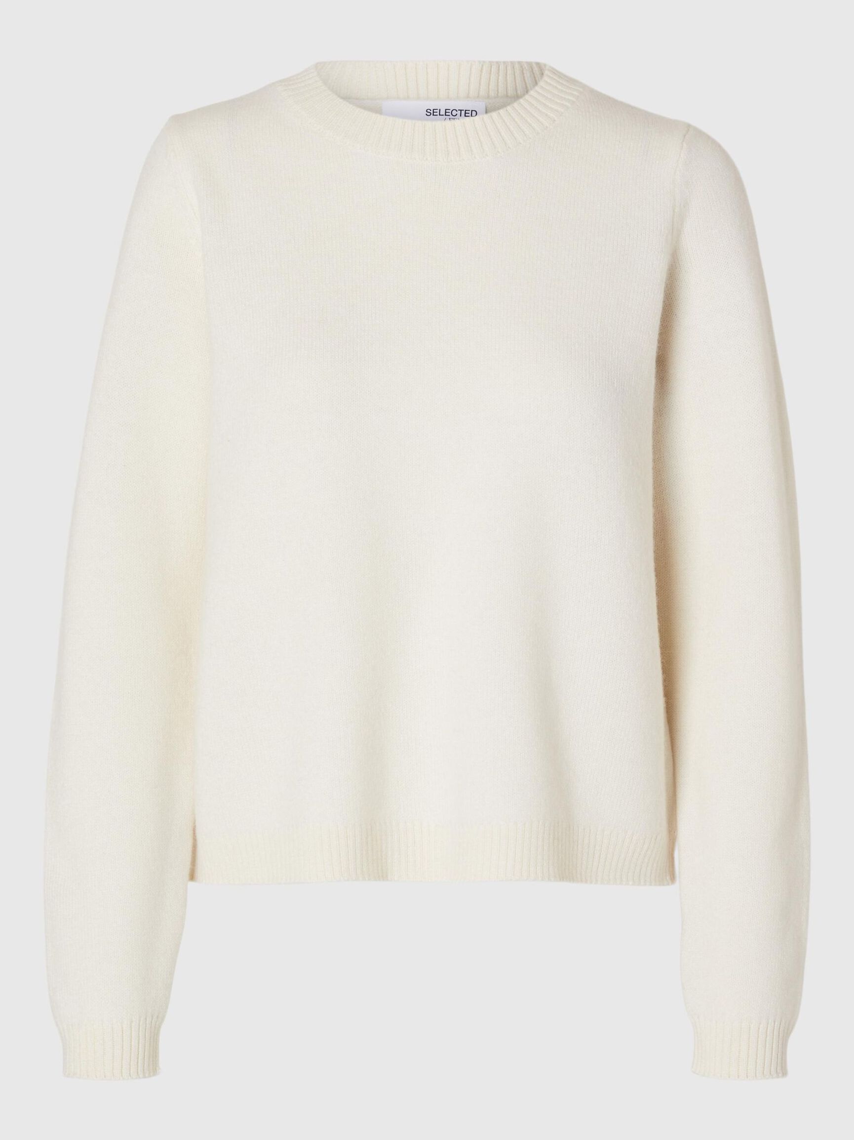 100% WOL SWEATER, Birch, highres