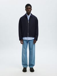 LIGHTWEIGHT SHORT JACKET, Dark Sapphire, highres