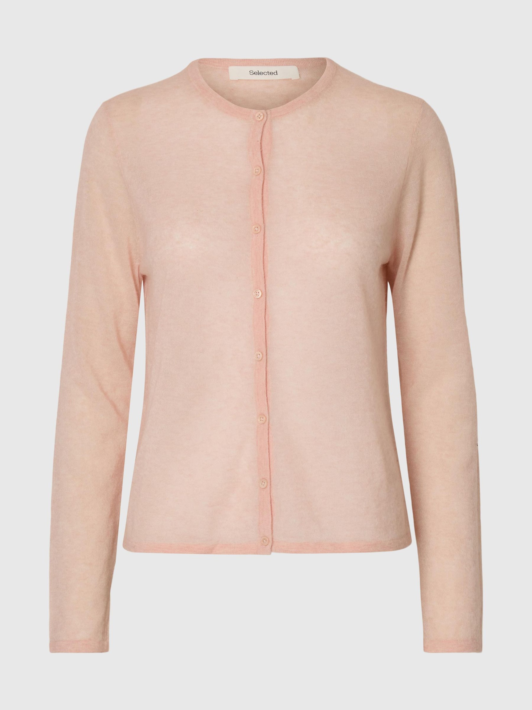 LANGARM STRICKJACKE, Pale Dogwood, highres