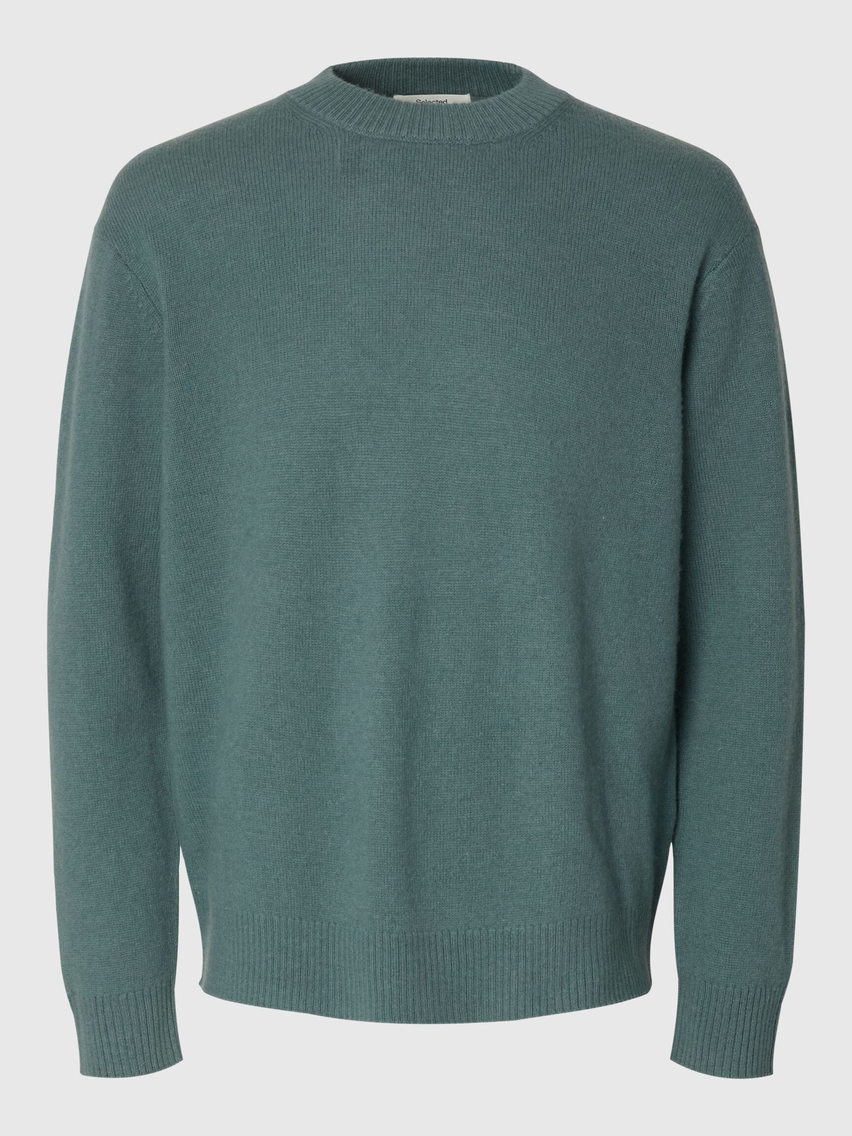 100% WOOL JUMPER, Balsam Green, highres