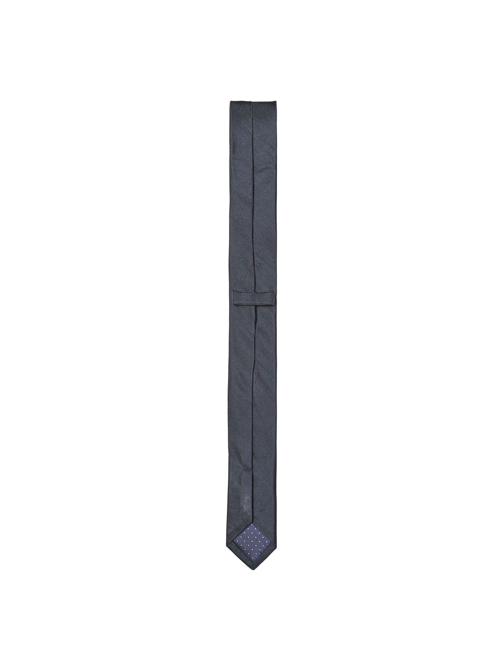 100% ZIJDEN STROPDAS, Dark Sapphire, highres