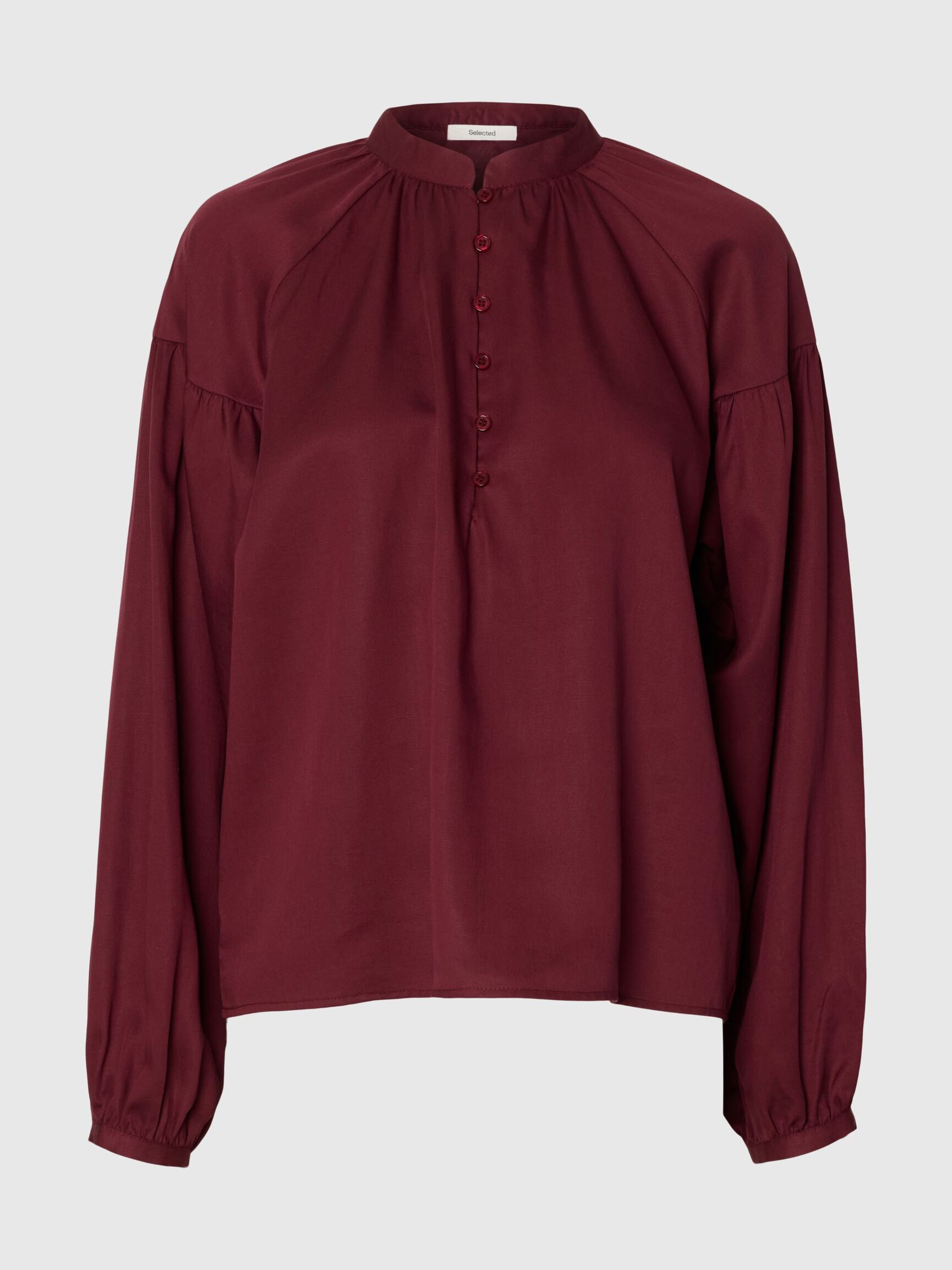 LONG SLEEVED SHIRT, Tawny Port, highres