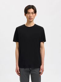 REGULAR T-SHIRT, Black, highres
