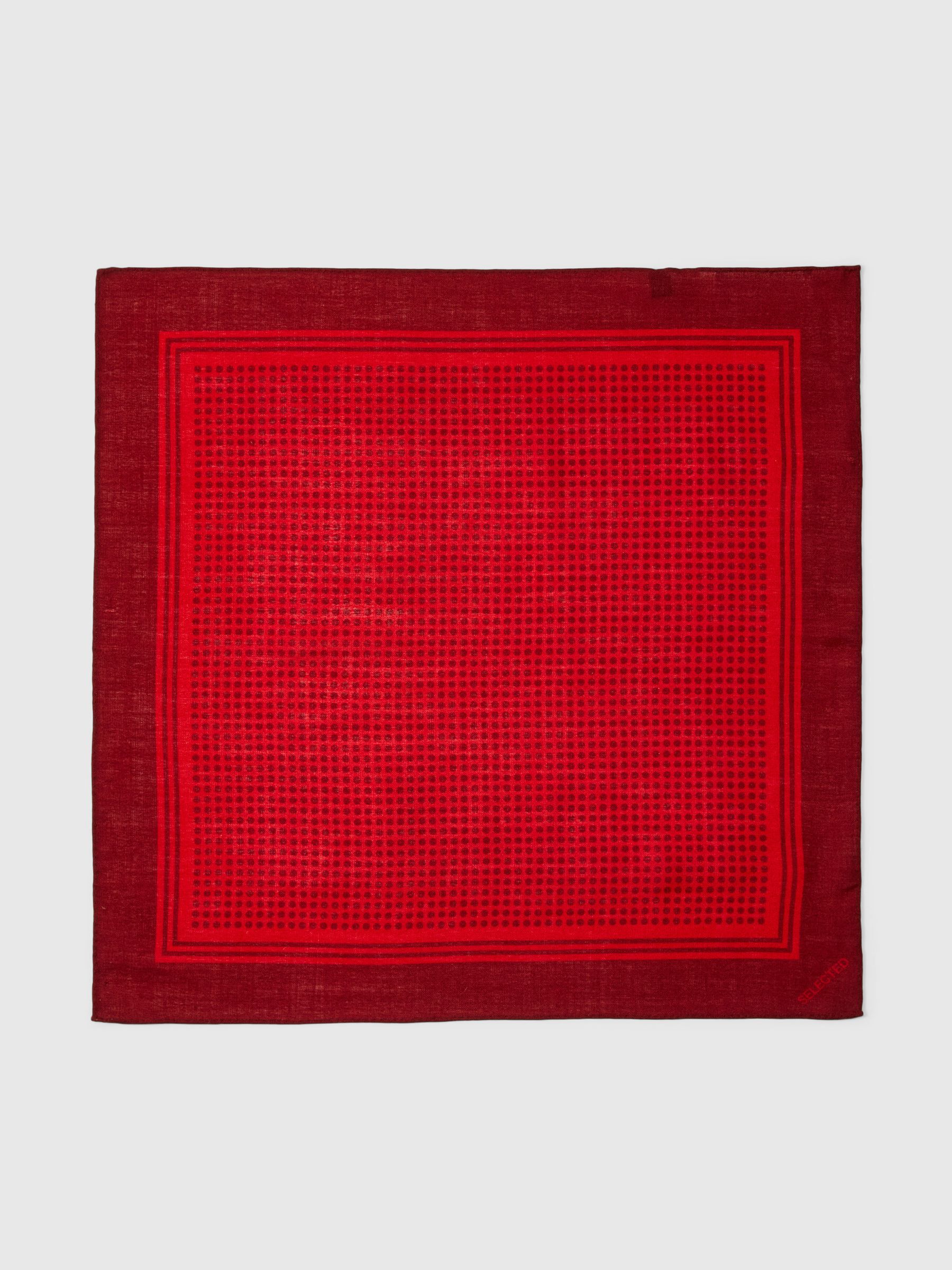 100% WOOL SCARF, Equestrian Red, highres