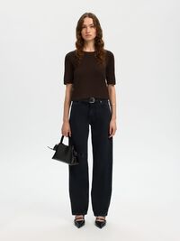 GLITZER STRICKTOP, Delicioso, highres