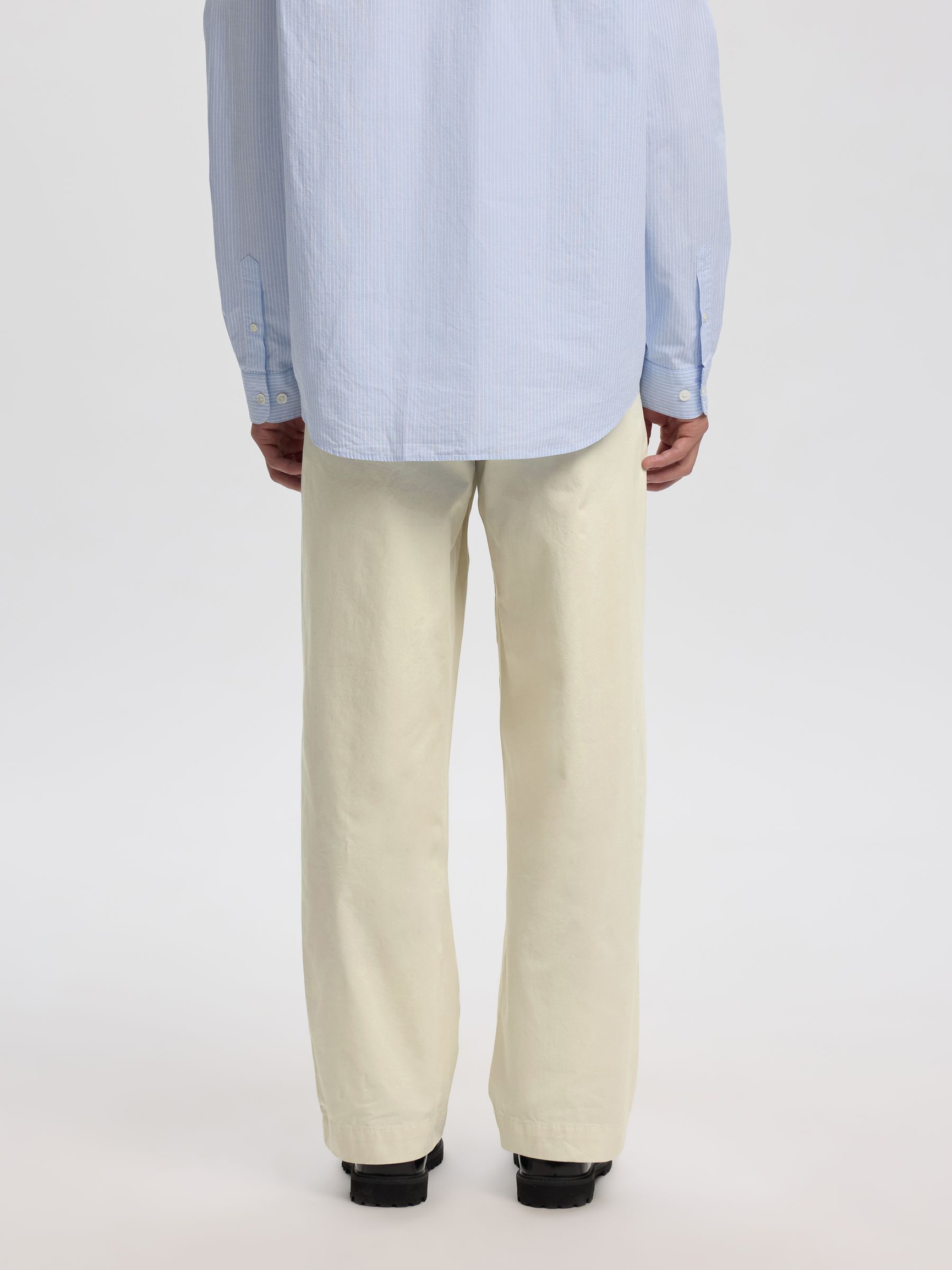 LOOSE FIT CHINOS, Dawn Blue, highres