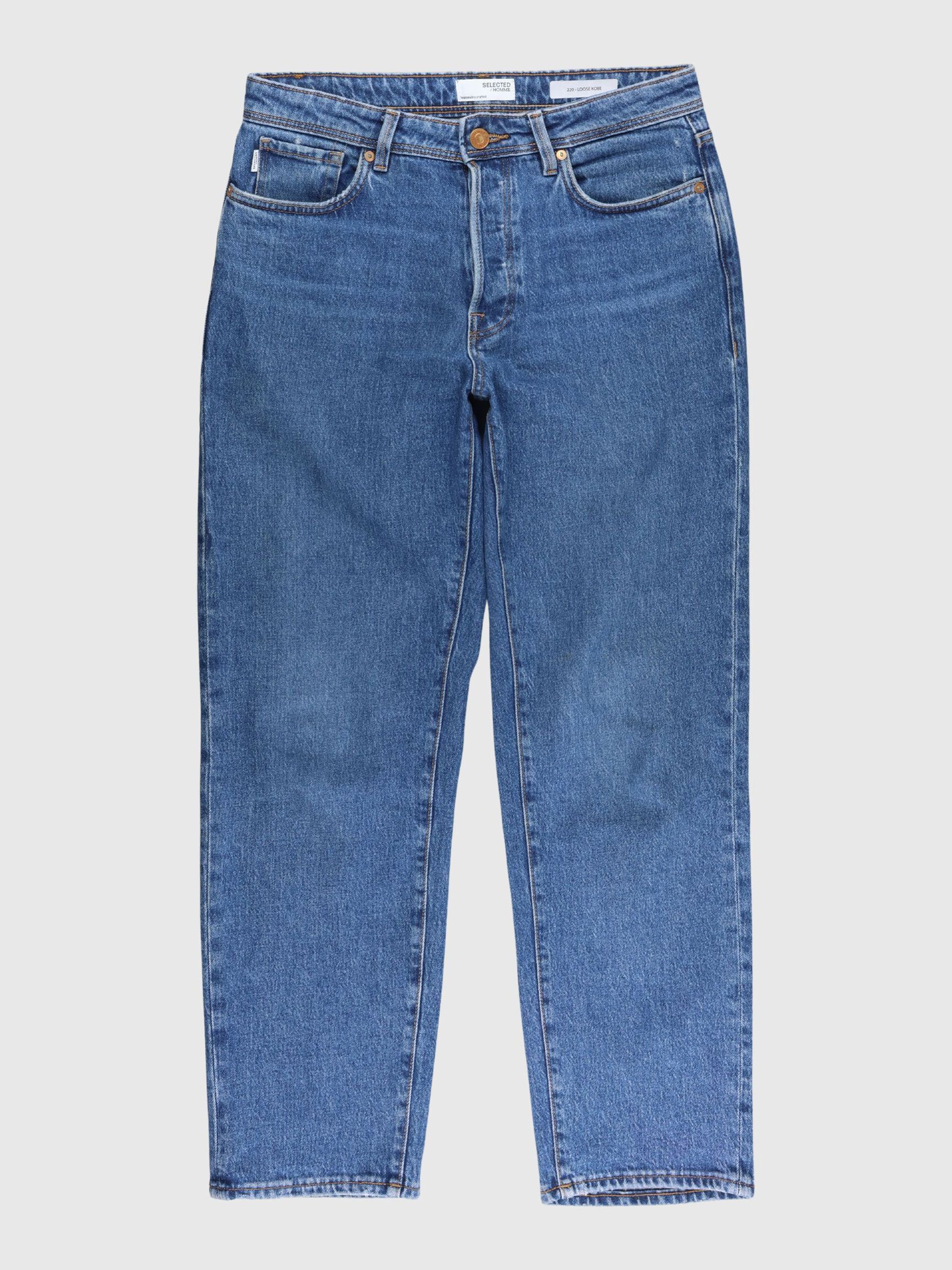 JEANS, Medium Blue Denim, highres