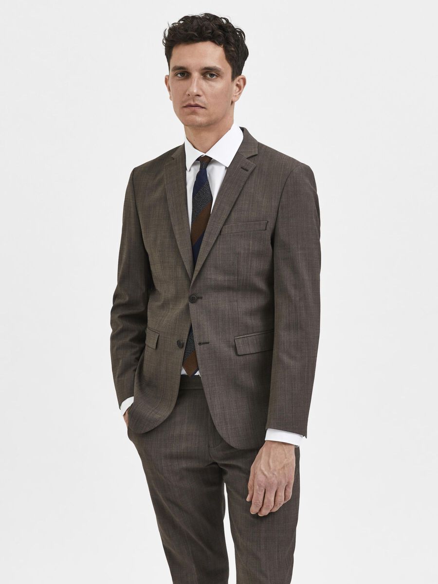 Selected SLIM FIT WOLLGEMISCH BLAZER, Camel, highres - 16085257_Camel_003.jpg