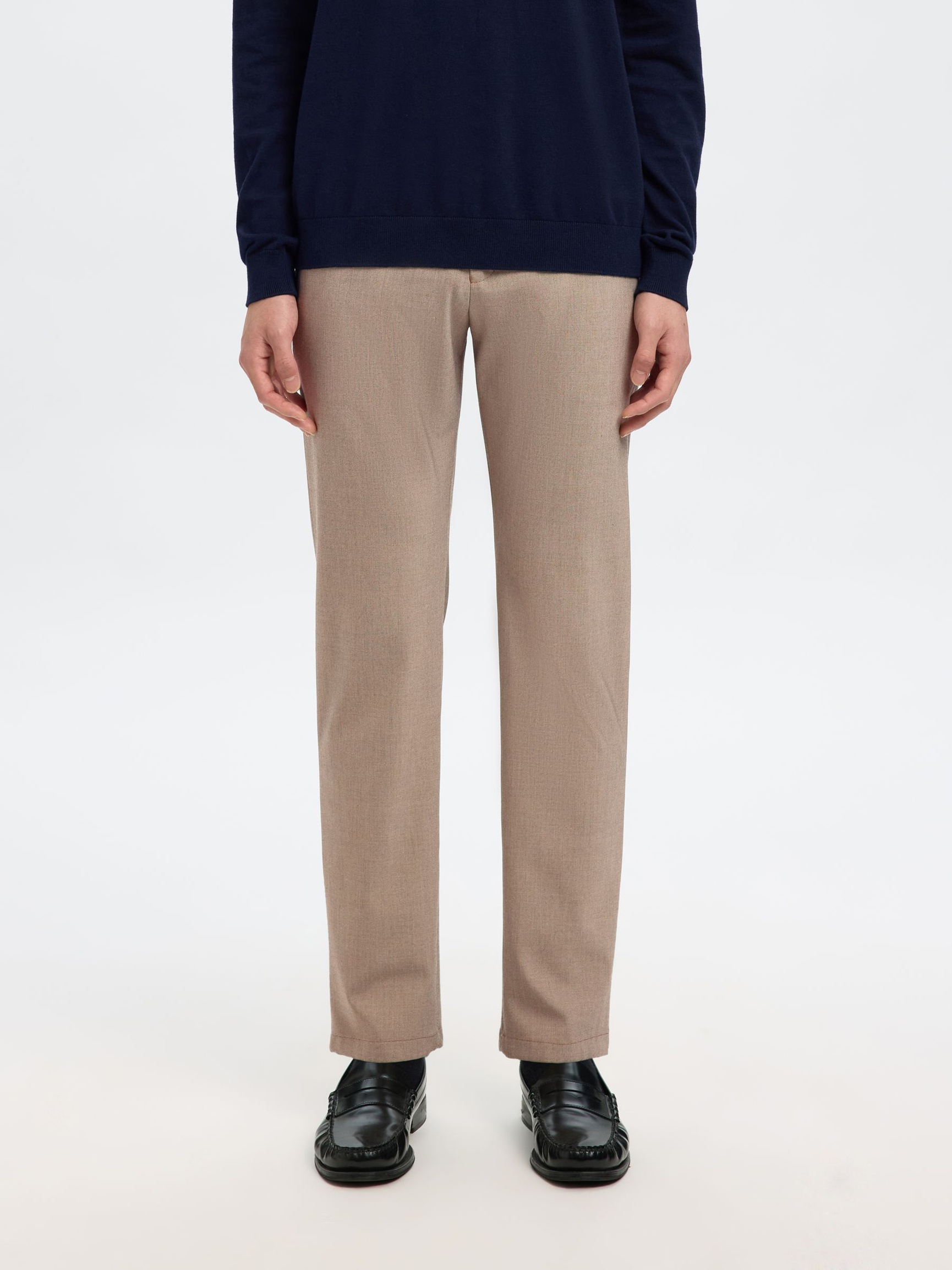 175 SLIM-FIT TROUSERS, Sand, highres
