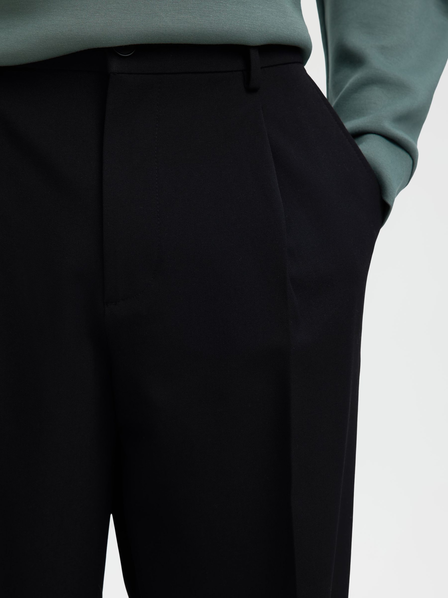 220 LOOSE FIT HOSE, Black, highres