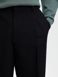 220 LOOSE FIT BUKSER, Black, highres