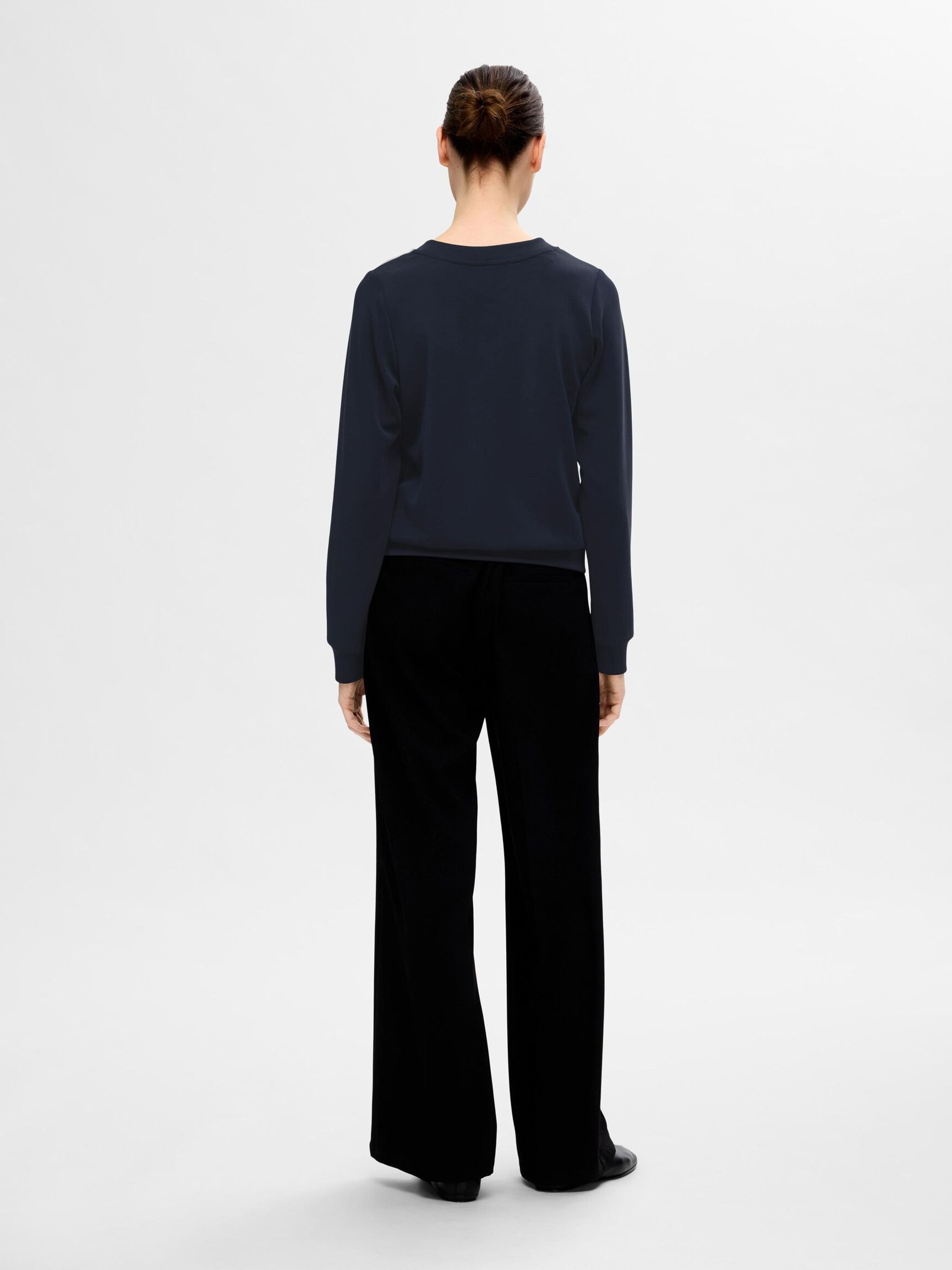 V-NECK PULLOVER, Dark Sapphire, highres