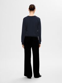 V-AUSSCHNITT PULLOVER, Dark Sapphire, highres