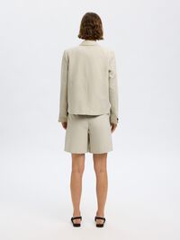 CROPPED BLAZER I HØRBLANDING, Nomad, highres