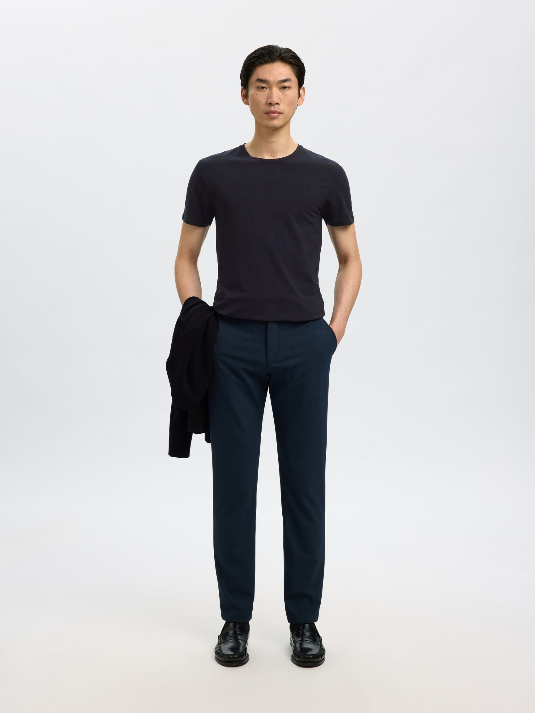 MANCHES COURTES T-SHIRT, Black, highres