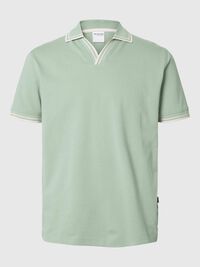 SHORT SLEEVED POLO SHIRT, Iceberg Green, highres