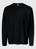 Selected LOOSE FIT LONGSLEEVE, Black, highres - 16097847_Black_001.jpg