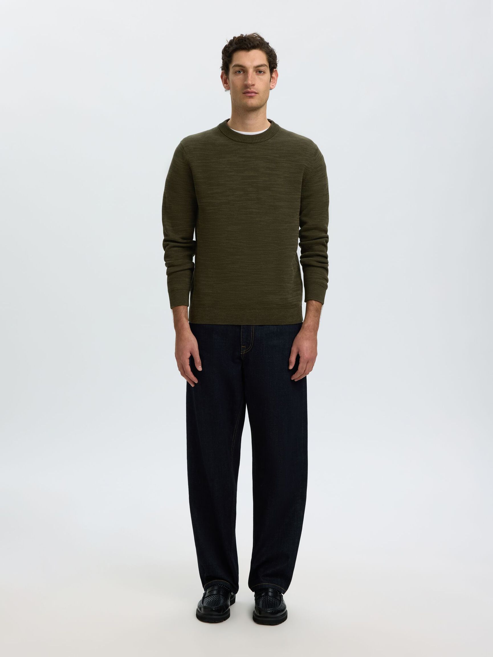 CREWNECK PULLOVER, Forest Night, highres