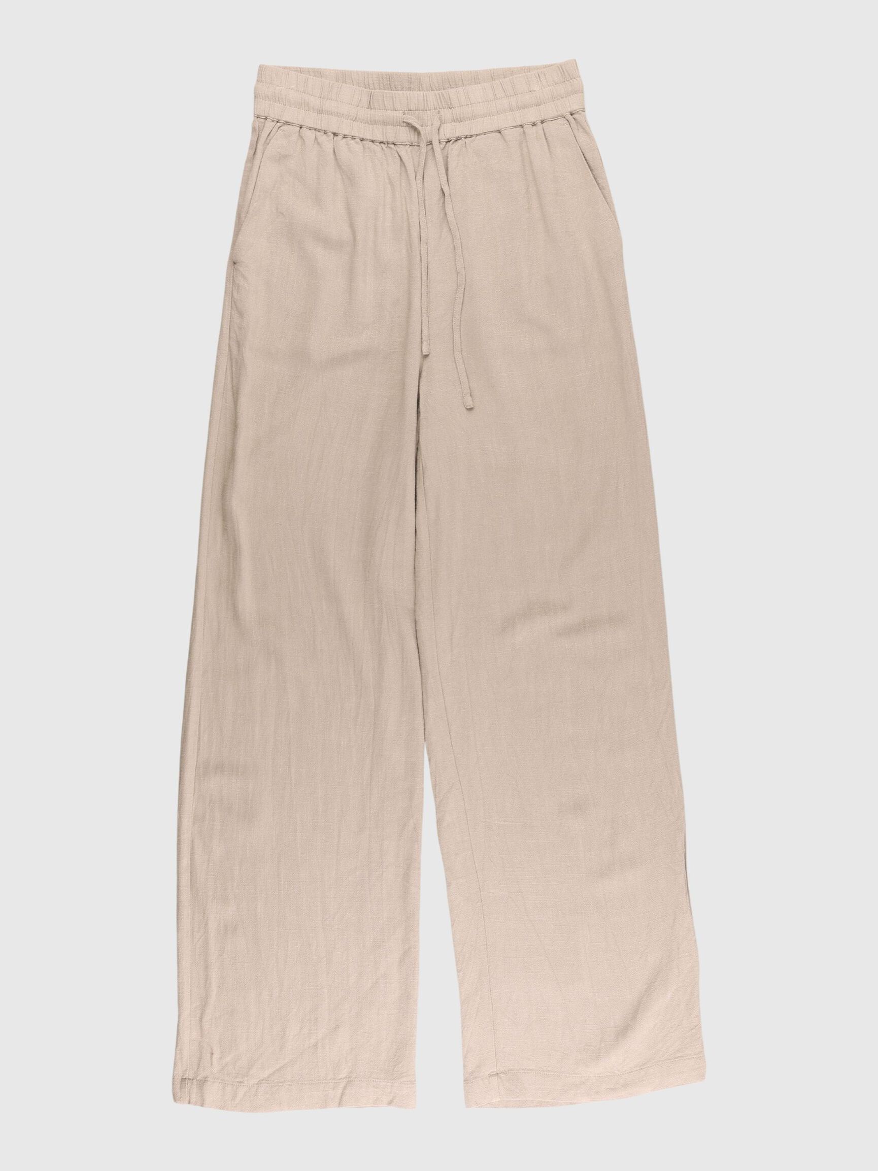 ADJUSTABLE WAIST TROUSERS, Natural, highres