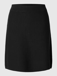 VISKOSEMIX STRICK MINIROCK, Black, highres