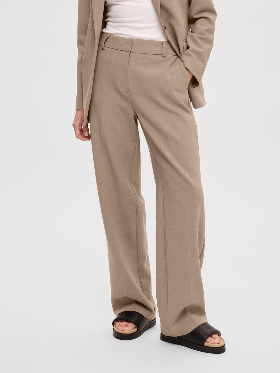 Selected VISCOSEMIX BROEK, Camel, highres - 16089908_Camel_1031123_003.jpg