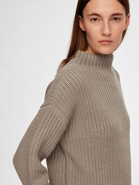 OVERSIZED JUMPER, Greige, highres