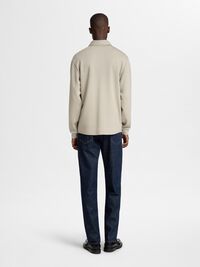 VISKOSEMIX STRICKJACKE, Pure Cashmere, highres