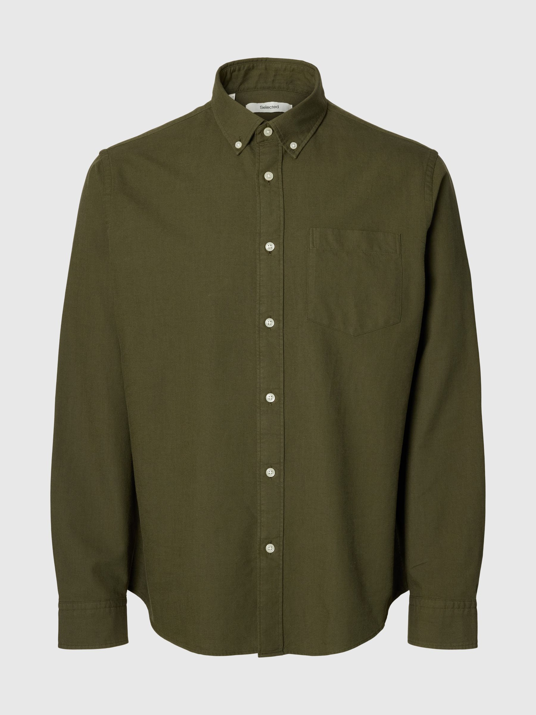 OXFORD LONG SLEEVED SHIRT, Kalamata, highres