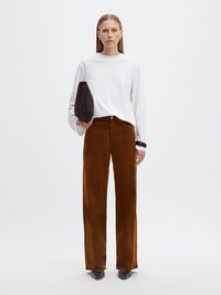 WIDE FIT CORDUROY TROUSERS, Monks Robe, highres