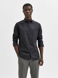 MANGA LARGA CAMISA, Black, highres