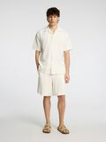Selected TERRYCLOTH CHEMISE À MANCHES COURTES, Egret, highres - 16096778_Egret_005.jpg