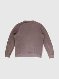 LONG-SLEEVED ROLL NECK PULLOVER, Teak, highres