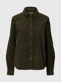 REGULAR FIT CORDUROY SHIRT, Deep Depths, highres