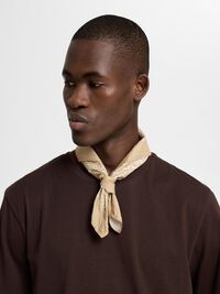 PRINTED SCARF, Starfish, highres
