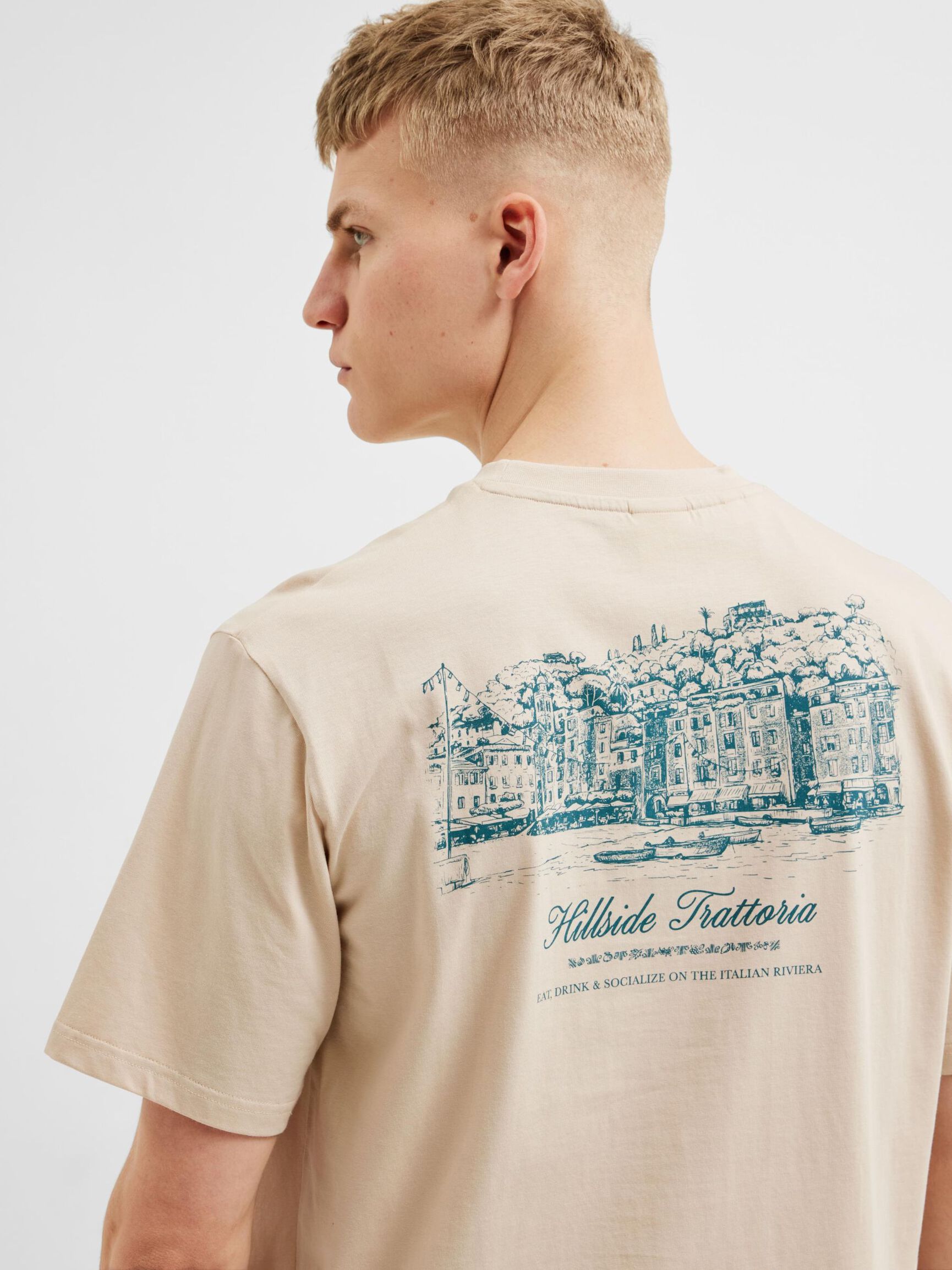 IMPRIMÉ EN COTON T-SHIRT, Fog, highres
