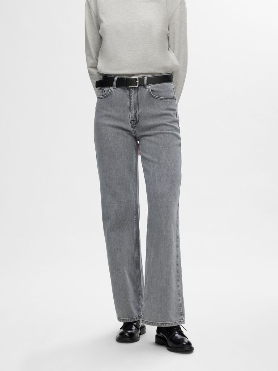 Selected GREY WIDE FIT JEANS, Light Grey Denim, highres - 16094543_LightGreyDenim_003.jpg