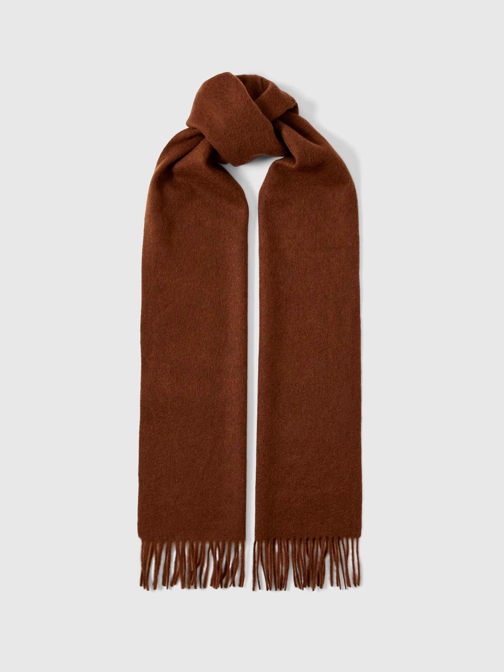 WOOL SCARF, Soft Silt, highres