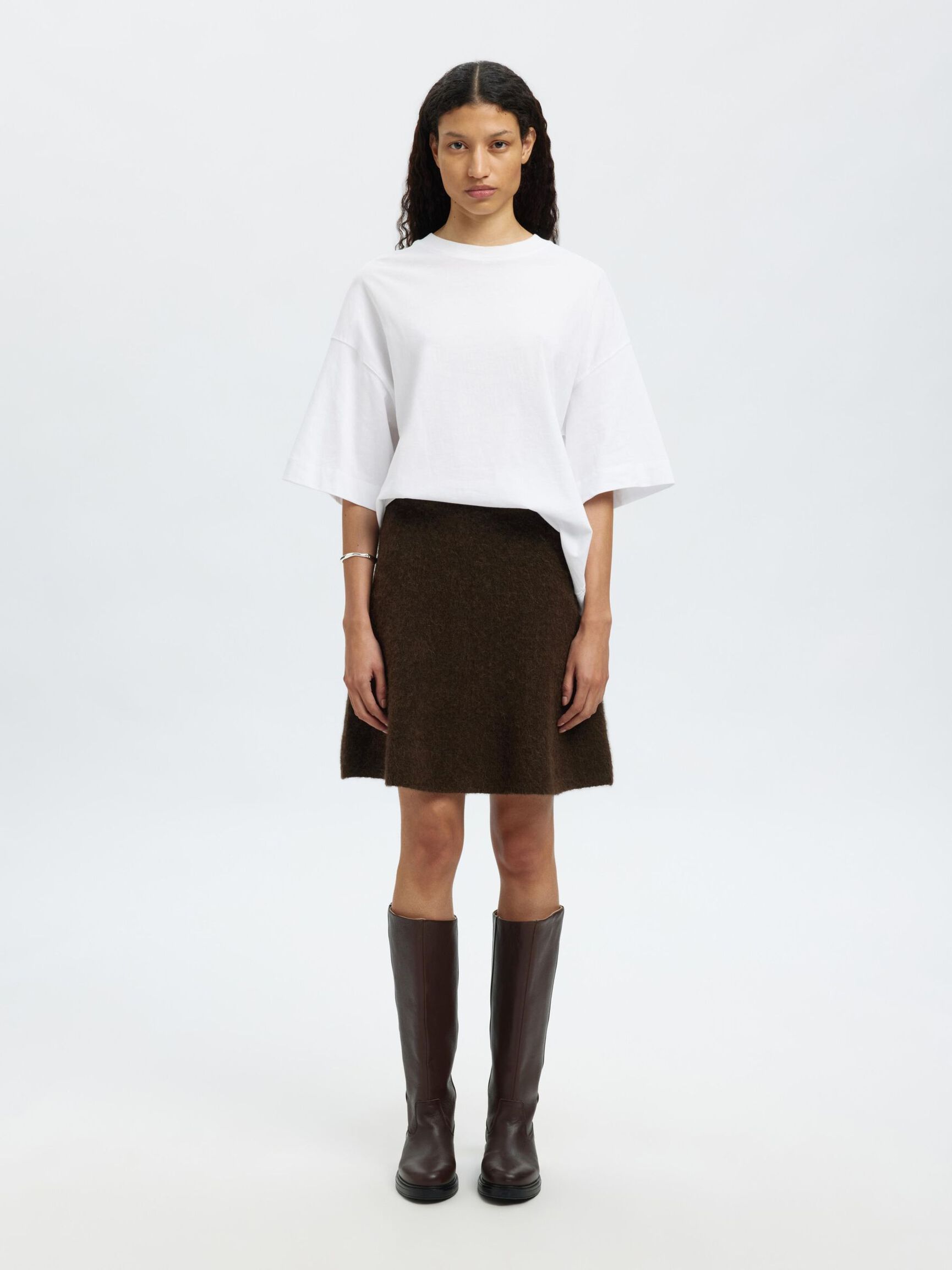 ULLBLANDING STRIKKESKJØRT, Delicioso, highres